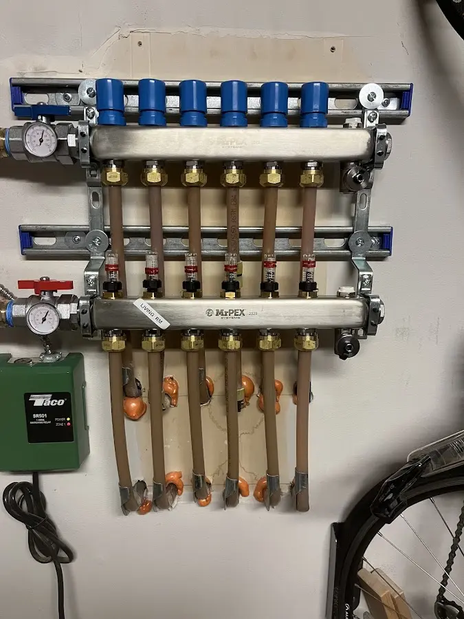 Plumber performing Gas Leak Detection at a residential property in Fremont